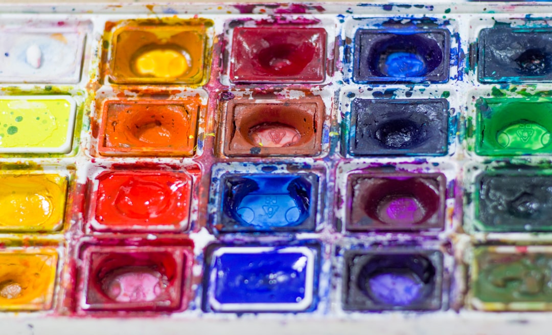 Color properties diagram showing hue, value, and saturation
